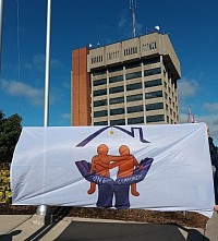 World Homeless Day Flag by The Gap Comittee